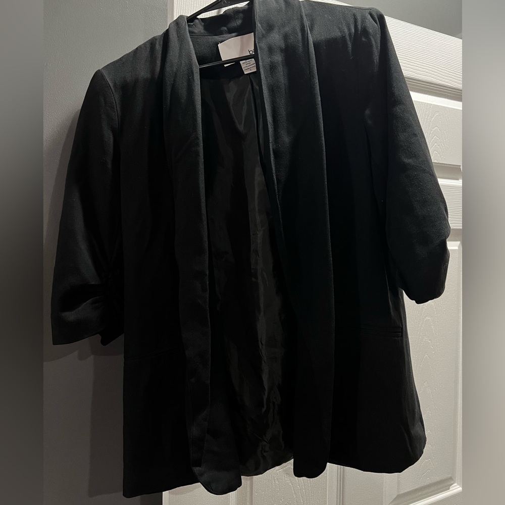 Bar III Black 3/4 length Blazer, L